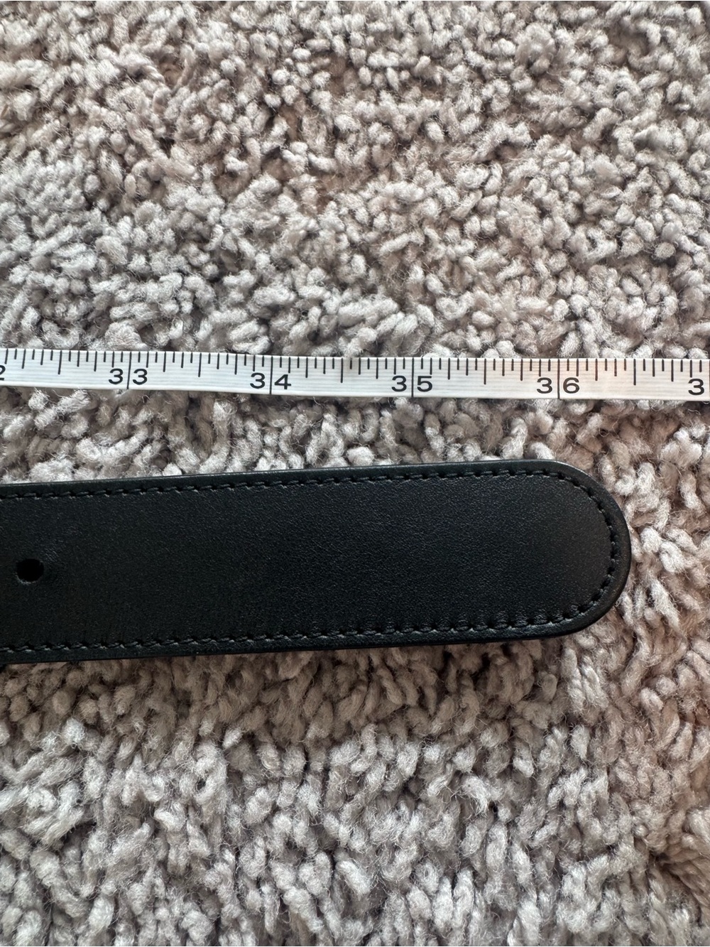 Gucci Marmont GG Belt Black Leather 80/32 Gold - Picture 7 of 9